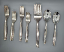 Load image into Gallery viewer, W.M. Rogers 1958 Sweep Pattern Silver Plate 79 pc Flatware Lot

