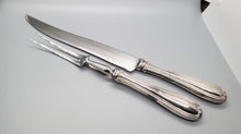 Load image into Gallery viewer, Antique Sterling Silver Handled Firth &amp; Son Carving Set
