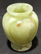 Load image into Gallery viewer, Beautiful Polished Green Onyx Vase - Heavy!
