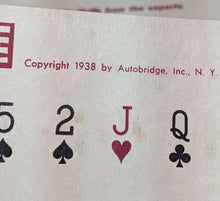 Load image into Gallery viewer, 1938 Autobridge Junior - The Perfect Bridge Teacher - Made in USA
