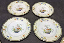 Load image into Gallery viewer, 3 Pc. Plate Set for 4 of LIMOGES / HAVILAND Bone China -- Coromandel
