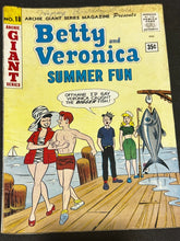 Load image into Gallery viewer, 1962 Archie Giant Series Betty and Veronica Summer Fun No.18 CDN Variant F+
