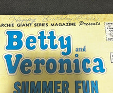 Load image into Gallery viewer, 1962 Archie Giant Series Betty and Veronica Summer Fun No.18 CDN Variant F+
