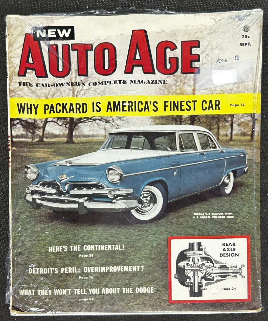 1955 New Auto Age The Car Owners Complete Magazine #4 Vol 3, Excellent condition