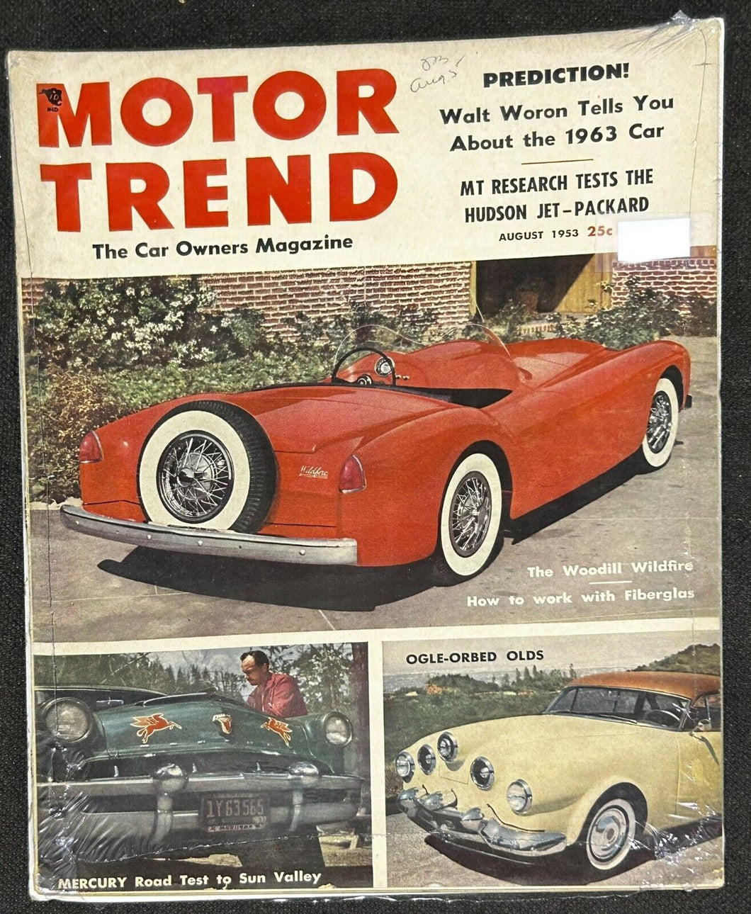 1953 August Motor Trend Sealed, Excellent condition