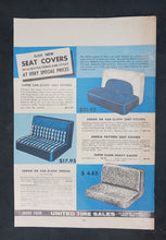 Load image into Gallery viewer, 1957-58 United Tire Sales Borchure
