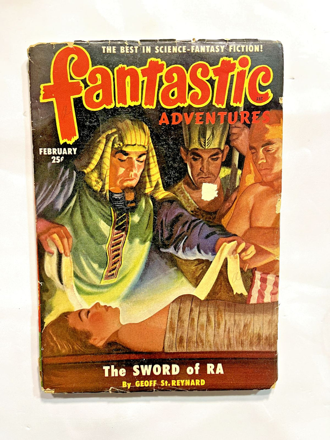 1950 Feb Fantastic Adventures Vol 13 #2 VG Pulp