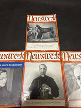 Load image into Gallery viewer, Vintage 1939 Newsweek Magazines Feb to March lot of 4 , EX condition
