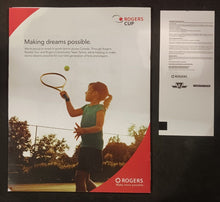 Load image into Gallery viewer, 2019 Rogers Cup Tennis Program &amp; 3 ticket stubs Naomi Osaka vs Serena Williams
