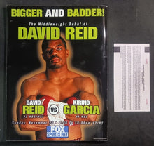 Load image into Gallery viewer, 2000 Lennox Lewis vs Tua Boxing Championship Program + Ticket Stub
