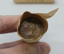 Load image into Gallery viewer, 1953 Canadian Pennies (50 coins per roll) 2 rolls
