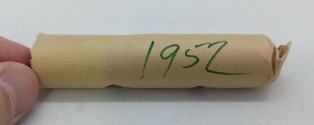 1952 Canadian Pennies (50 coins per roll) 1 Roll Lot P