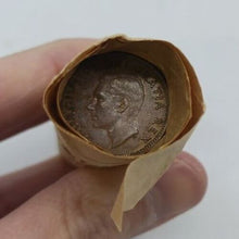 Load image into Gallery viewer, 1951 Canadian Pennies (50 coins per roll) 5 Rolls
