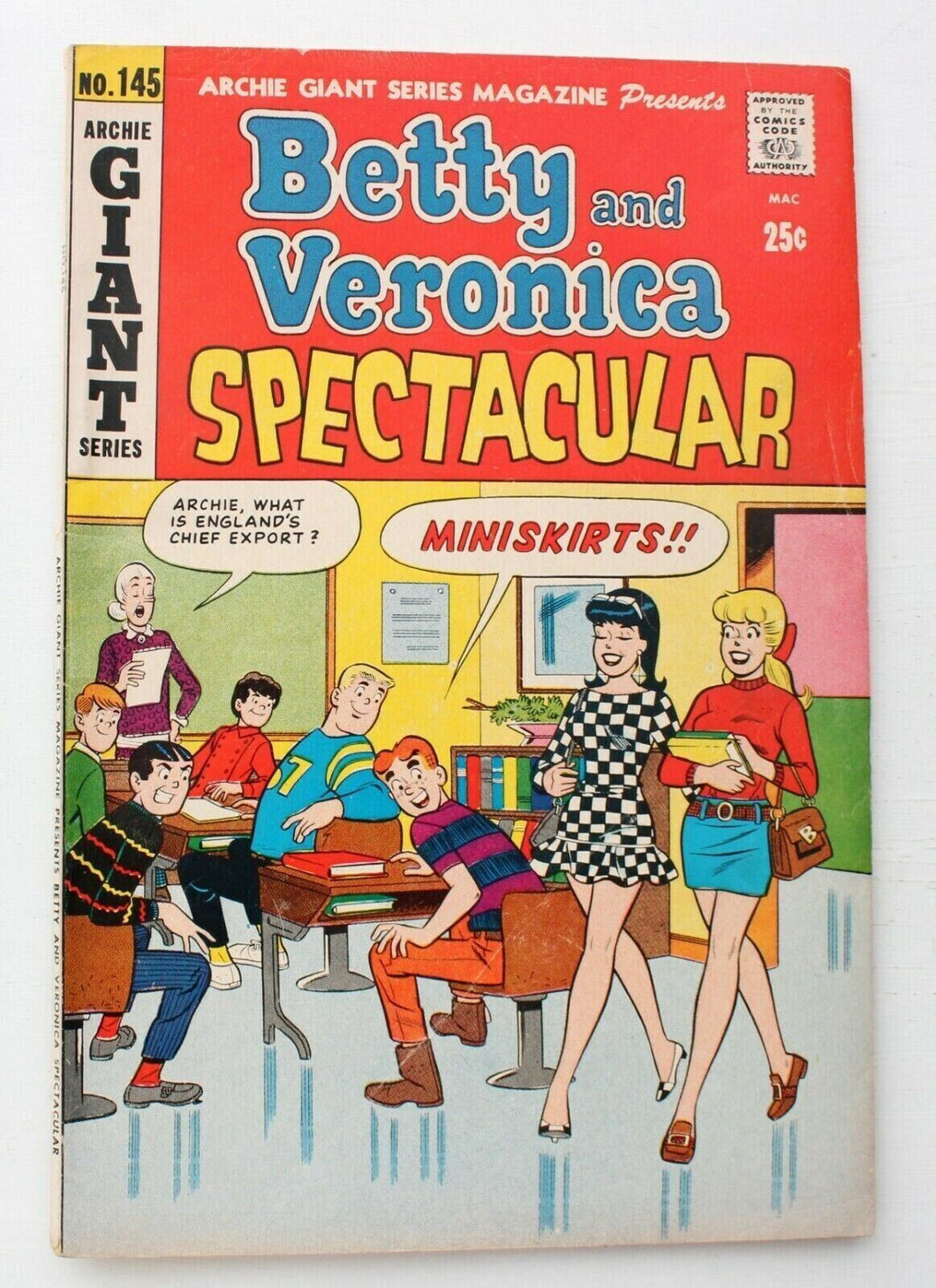 Archie's Girls Betty and Veronica (1951 Series) #145 in VG/FN Shape