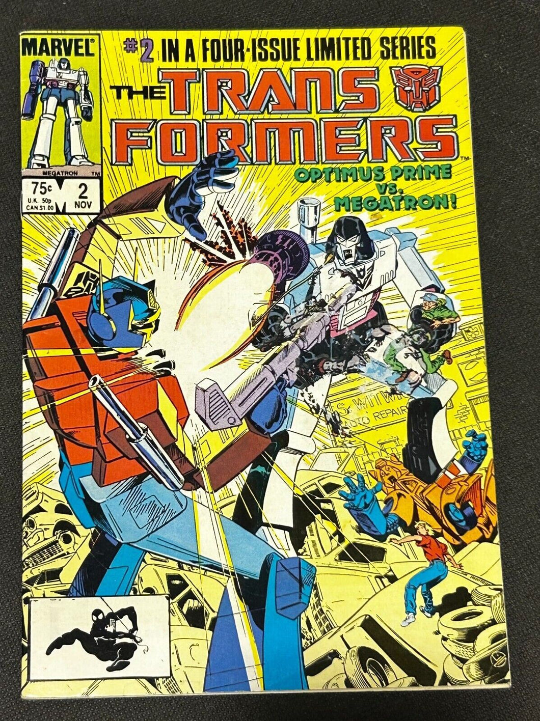 1984 Marvel Comics The Transformers Issue 2, VF+ condition