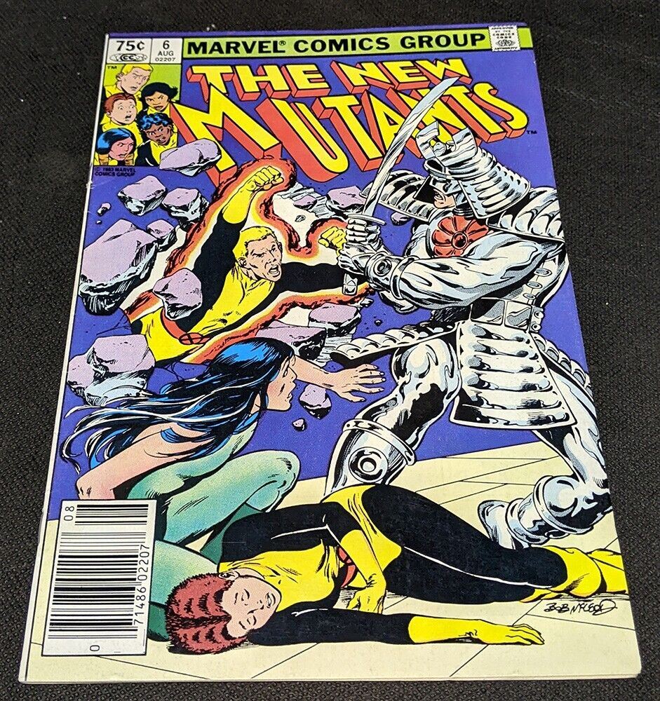 1983 - The New Mutants #6 Comic Book - Marvel, Canadian Price Variant High Grade