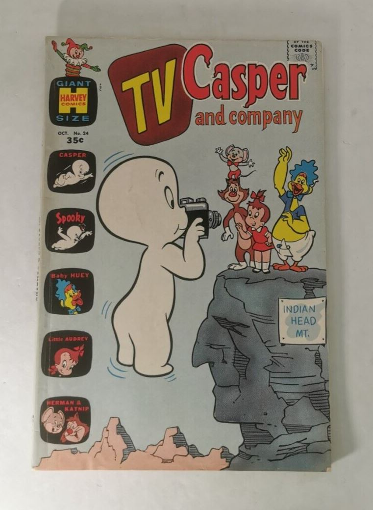 1969 TV Casper And Company Vol.1 #24, Harvey Comic, F 6.0, CDN Variant