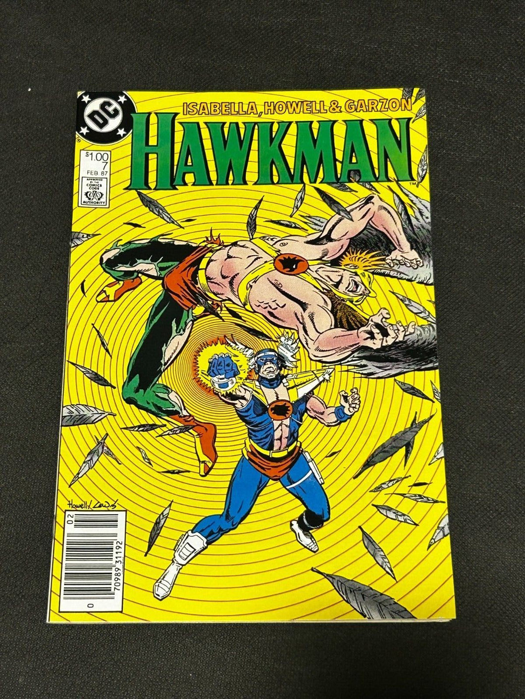 1987 DC Comics Hawkman Issue 7, CAD Var, Highgrade