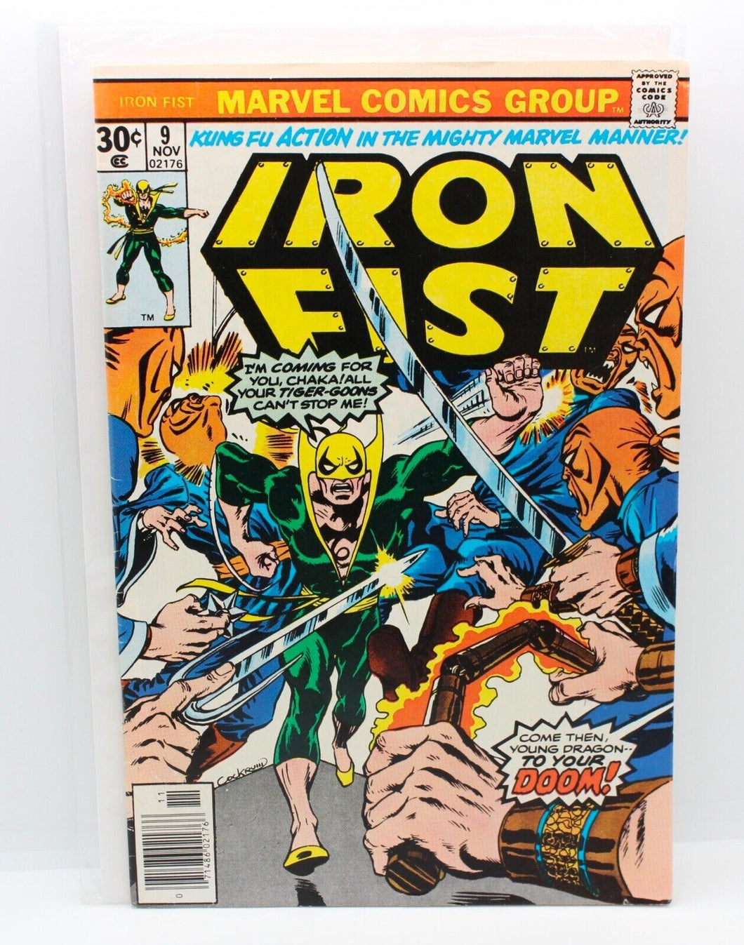Iron Fist (1975 1st Series) #9 Marvel Comics VF