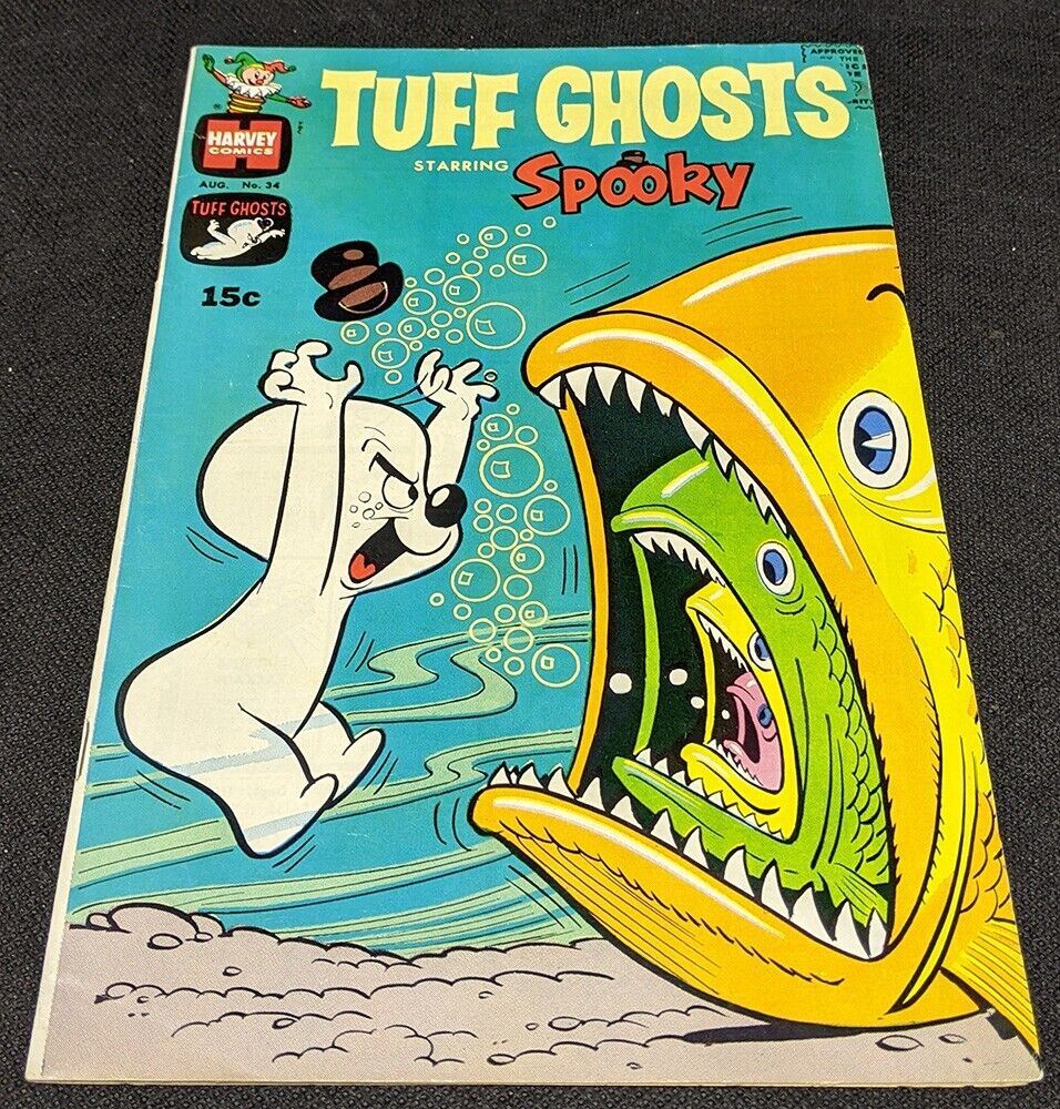1969 - Tuff Ghosts Starring Spooky Comic Book # 34 Canadian Price Variant, F 6.0