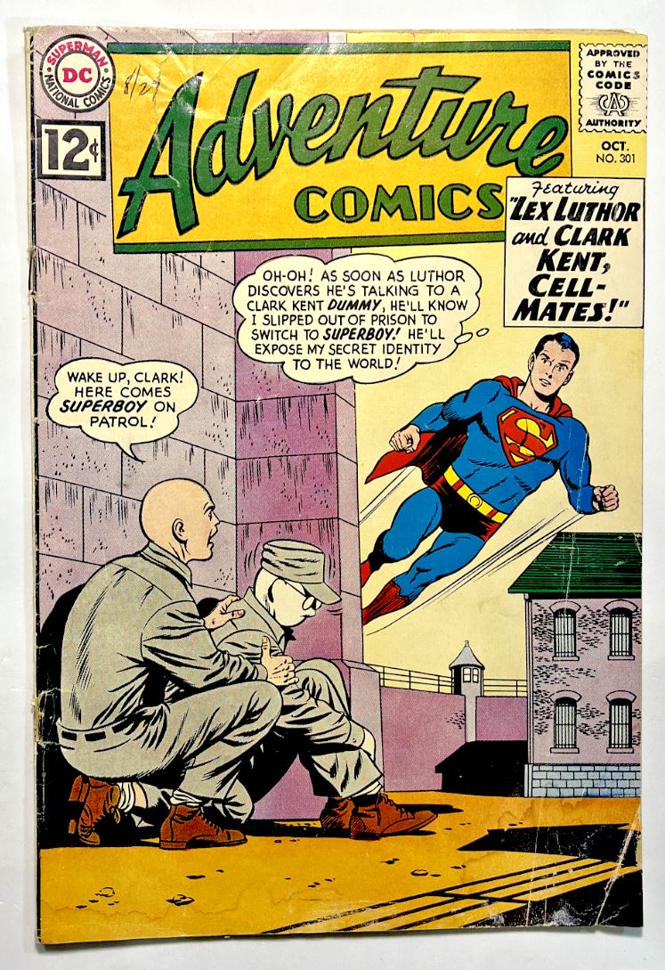 1962 Adventure Comics #301, DC Comics, VG