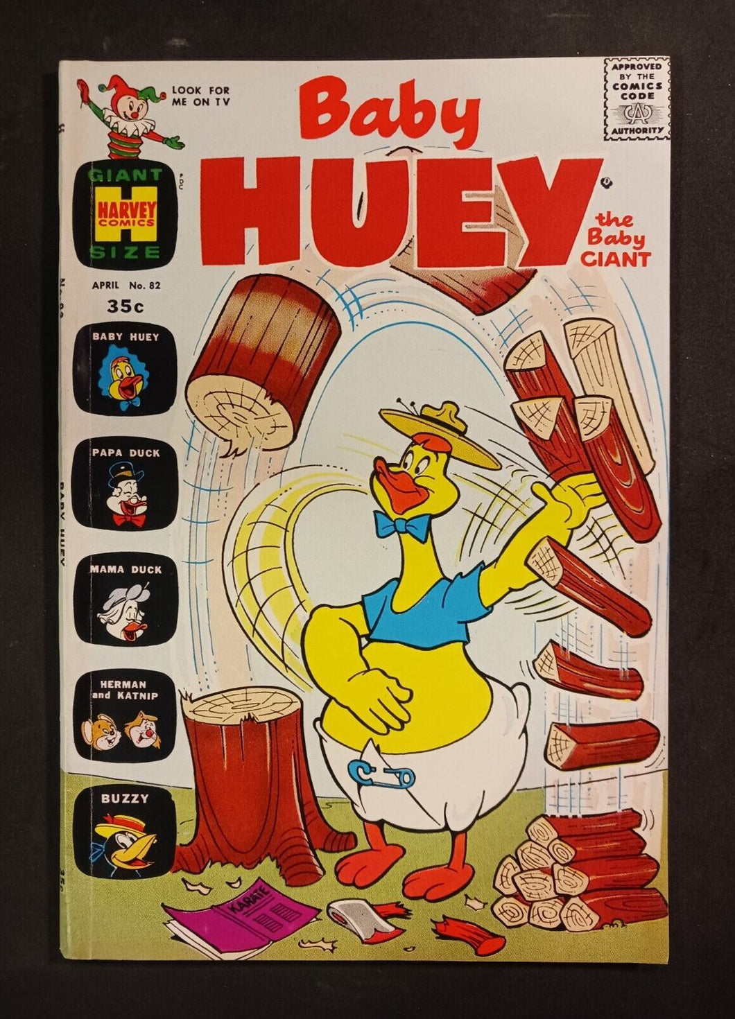 1969 Baby Huey the Baby Giant #82, Harvey Comics, CPV 35 cent, F 6.0