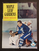 Load image into Gallery viewer, 1969 Maple Leafs Program Signed by Pat Stapleton, No line up pages
