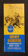 Load image into Gallery viewer, 1971 Chiquita Bananas Hockey Handbook Very Rare, Dave Keon, Henri Richard
