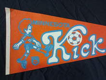 Load image into Gallery viewer, Minnesota Kicks - NASL North American Soccer League 30&quot; Pennant
