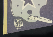 Load image into Gallery viewer, 1967s Dallas Cowboys Single Bar - NFL National Football League 30&quot; Grey Pennant
