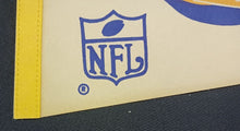 Load image into Gallery viewer, 1960s Los Angeles Rams 2 Bar NFL National Football League 30&quot; Diff Pennant Pair
