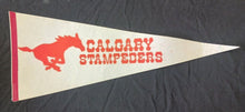 Load image into Gallery viewer, Calgary Stampeders - CFL Canadian Football League 30&quot; Pennant

