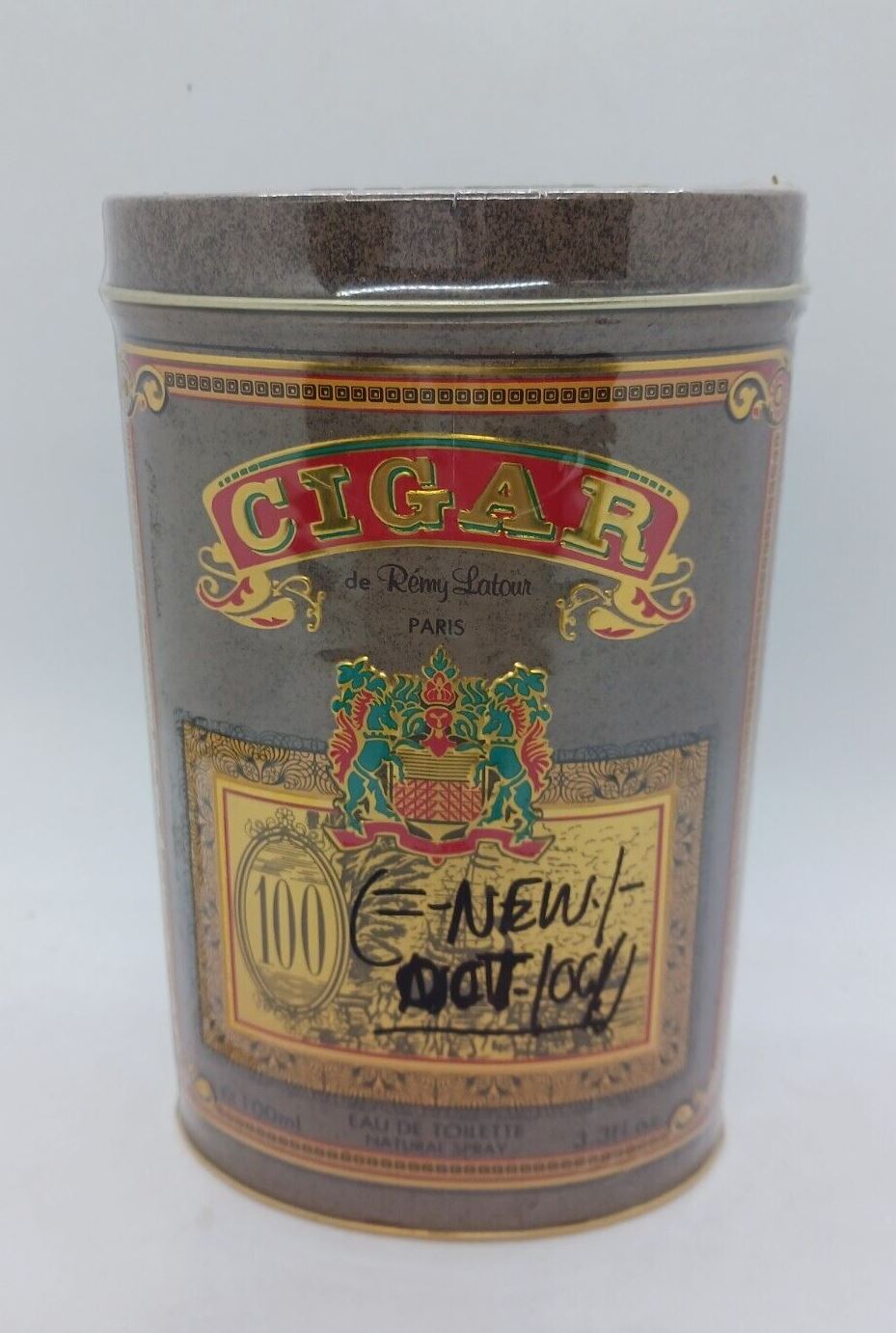 Remy Latour Cigar by for Men Eau De Toilette Spray (100ml, 3.3 oz) Sealed