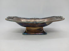 Load image into Gallery viewer, Vintage Barker Ellis Sterling Silver Mounts/ Silver Plated Footed Nut Dish SM
