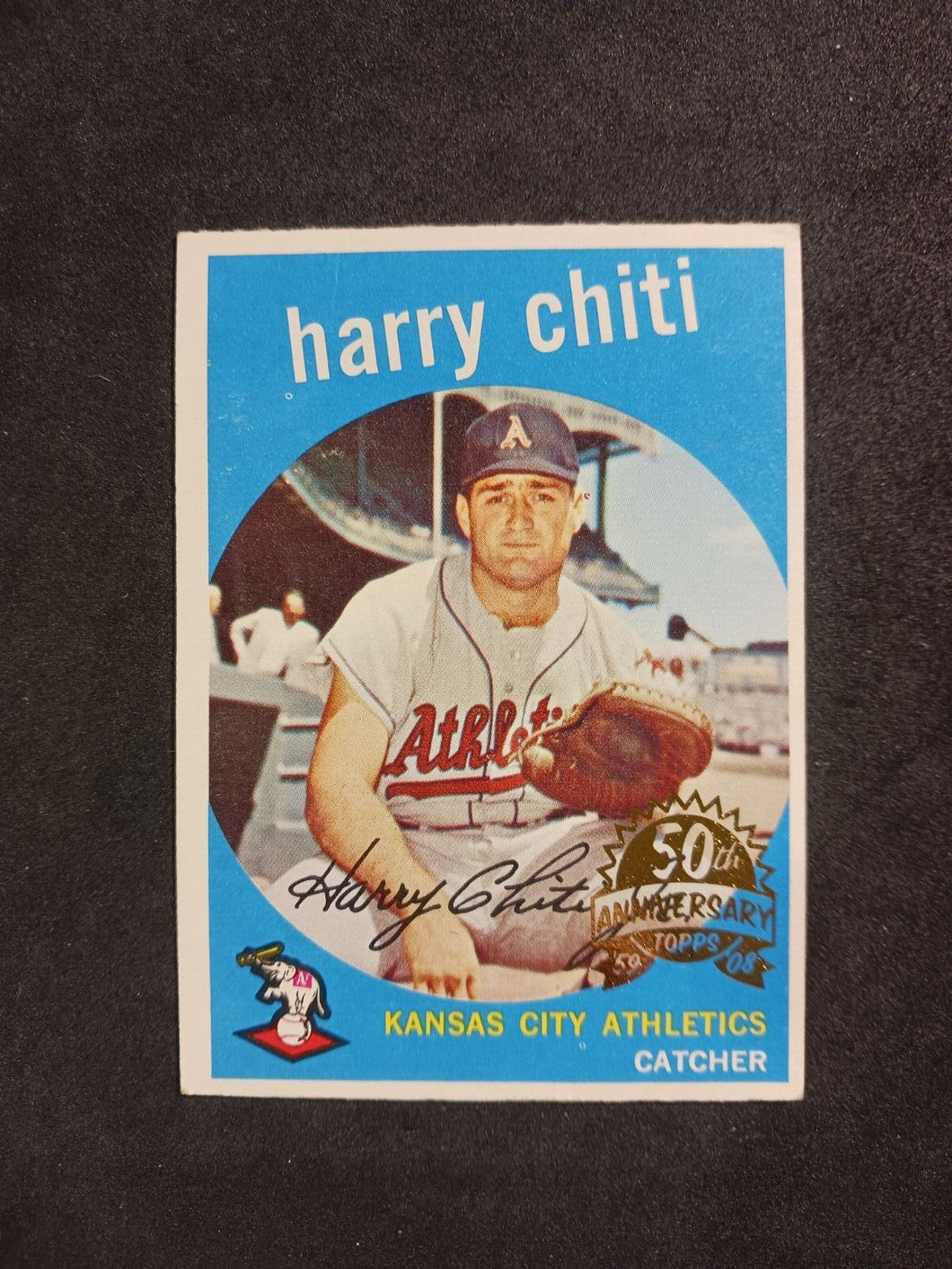 2008 Topps Heritage 50th Anniversary 1959 Buybacks #79 Harry Chiti White Back