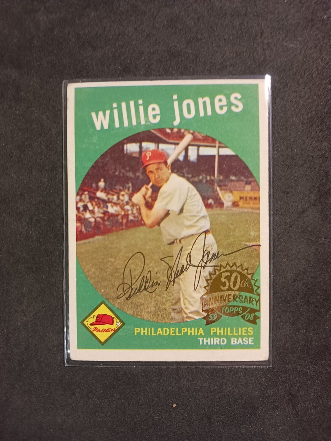 2008 Topps Heritage 50th Anniversary 1959 Buybacks #208 Willie Jones White Back