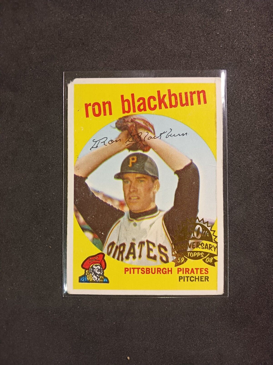 2008 Topps Heritage 50th Anniversary 1959 Buybacks #401 Ron Blackburn White Back