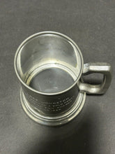 Load image into Gallery viewer, 1968 Lock Johnston Canadian Film Awards Pewter Trophy Tankard, EX+
