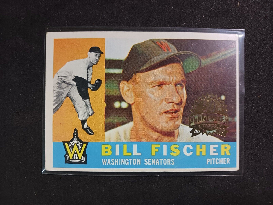 2009 Topps Heritage 50th Anniversary 1960 Buybacks #76 Bill Fischer White Back B