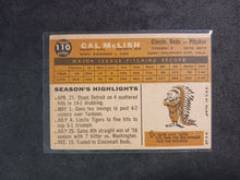 Load image into Gallery viewer, 2009 Topps Heritage 50th Anniversary 1960 Buybacks #110 Cal McLish White Back
