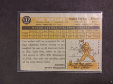 Load image into Gallery viewer, 2009 Topps Heritage 50th Anniversary 1960 Buybacks #117 Tom Borland Brown Back
