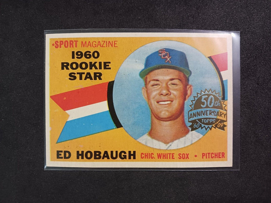 2009 Topps Heritage 50th Anniversary 1960 Buybacks #131 Ed Hobaugh Brown Back