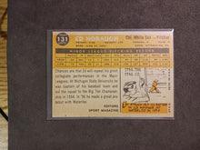 Load image into Gallery viewer, 2009 Topps Heritage 50th Anniversary 1960 Buybacks #131 Ed Hobaugh Brown Back
