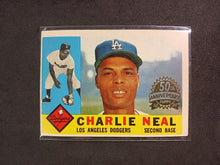 Load image into Gallery viewer, 2009 Topps Heritage 50th Anniversary 1960 Buybacks #155 Charlie Neal Brown Back
