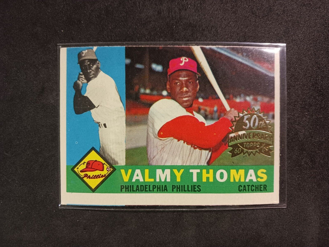 2009 Topps Heritage 50th Anniversary 1960 Buybacks #167 Valmy Thomas Brown BK A