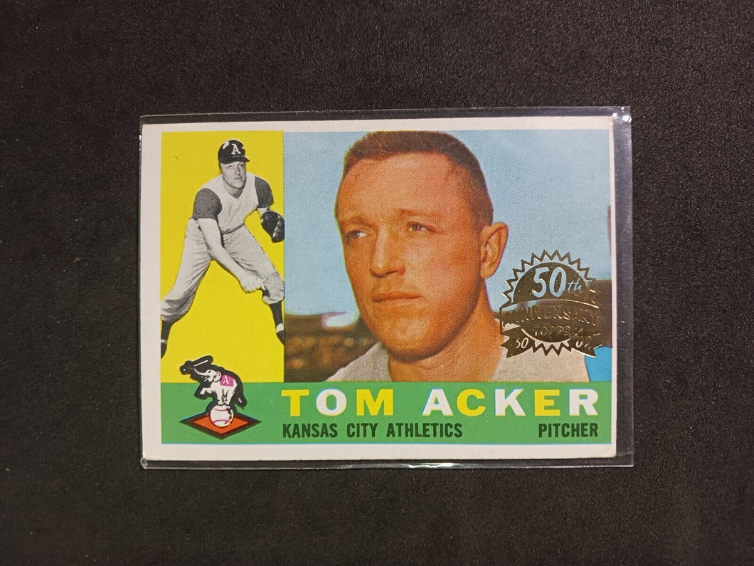2009 Topps Heritage 50th Anniversary 1960 Buybacks #274 Tom Acker White Back B