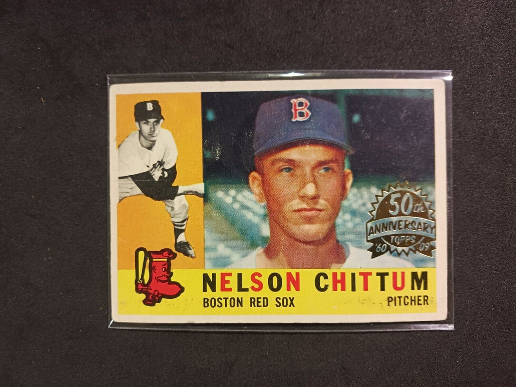 2009 Topps Heritage 50th Anniversary 1960 Buybacks #296 Nelson Chittum BrownBK A