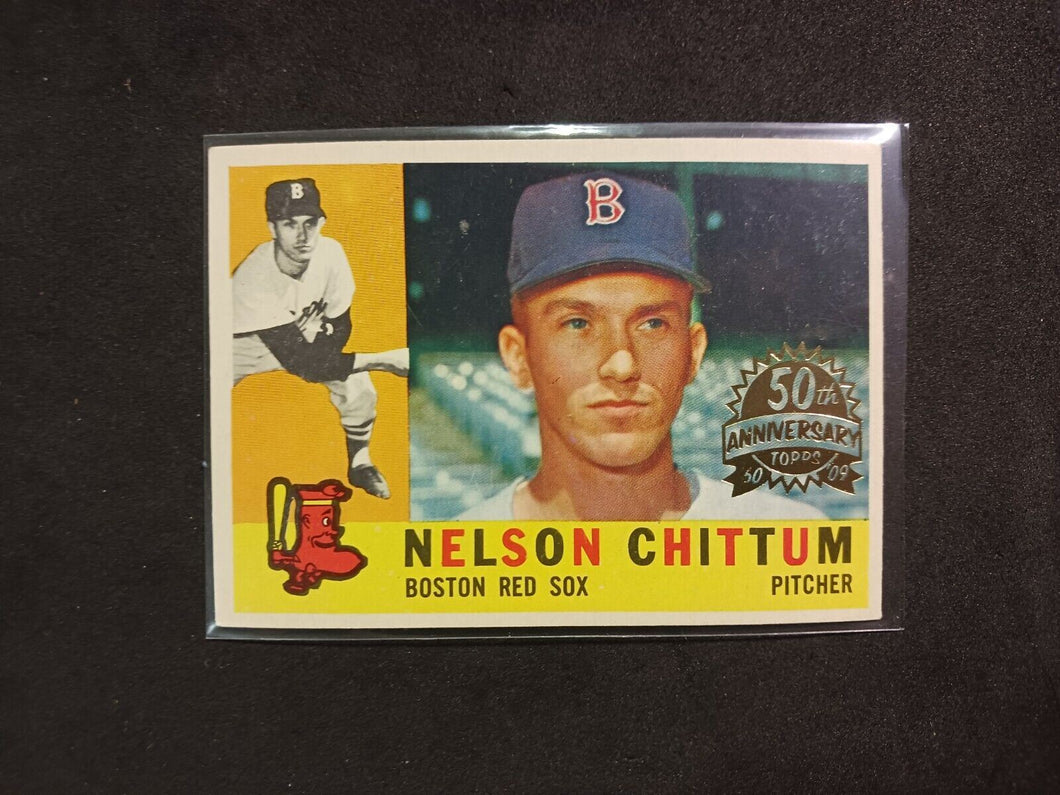 2009 Topps Heritage 50th Anniversary 1960 Buybacks #296 Nelson Chittum BrownBK D