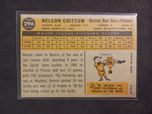 Load image into Gallery viewer, 2009 Topps Heritage 50th Anniversary 1960 Buybacks #296 Nelson Chittum BrownBK D

