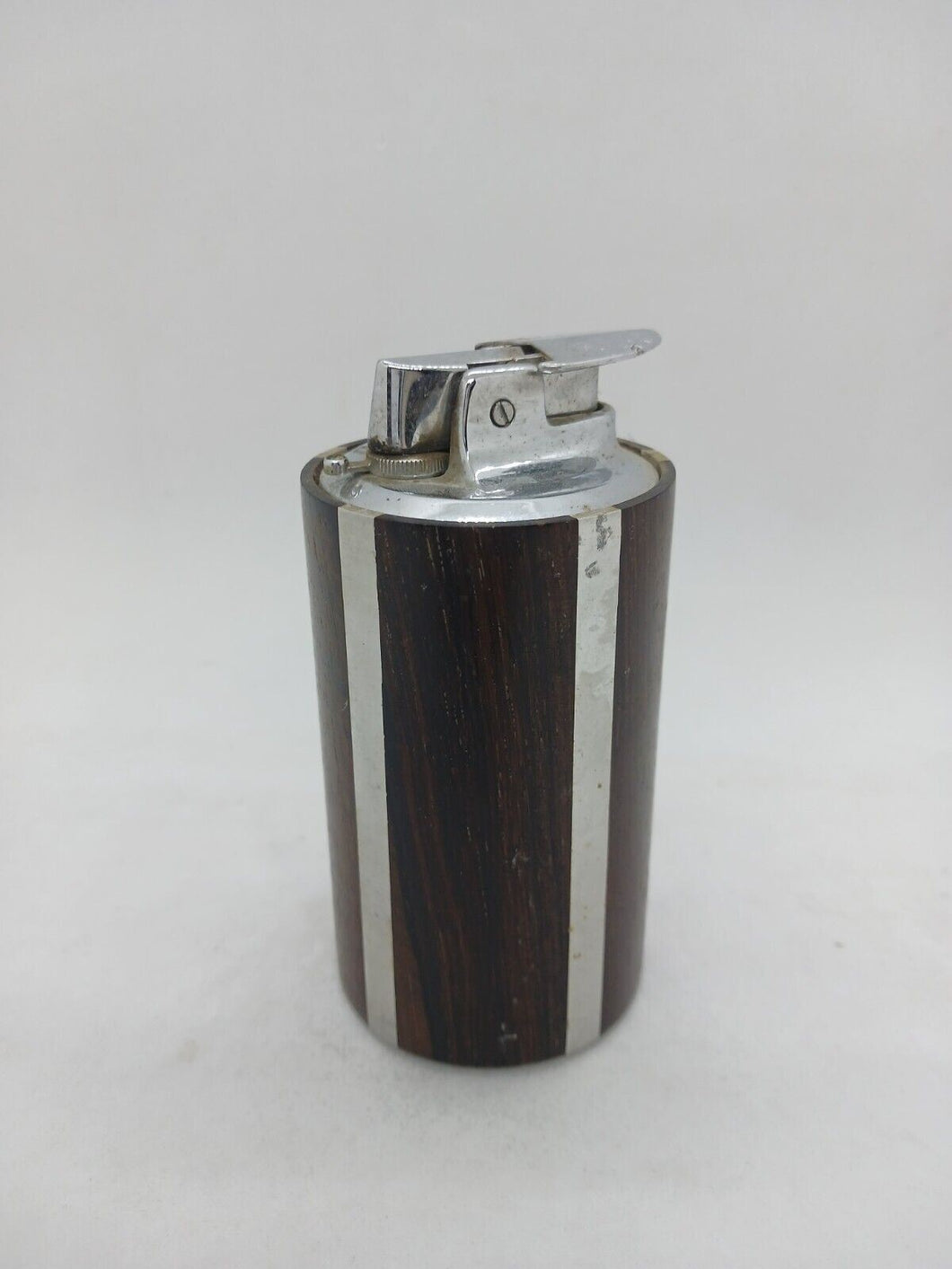 1960's Ronson Varaflame Skoal Teak Table Lighter